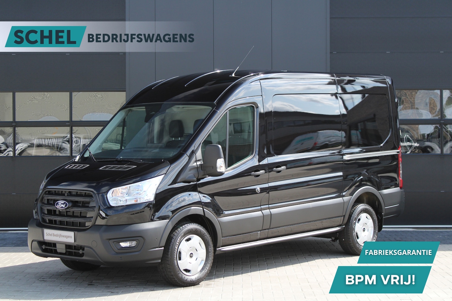 Ford Transit - 350 2.0 TDCI L2H2 Trend 165pk - Facelift - 2x Schuifdeur - Adaptive Cruise - Navigatie - B - AutoWereld.nl