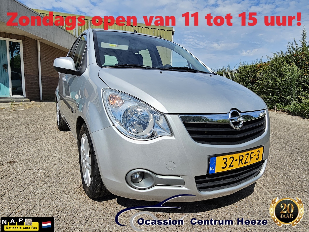 Opel Agila - 1.2 Edition 1.2 Edition, AUT! Airco! Apk 8-2026! Zondag OPEN! - AutoWereld.nl