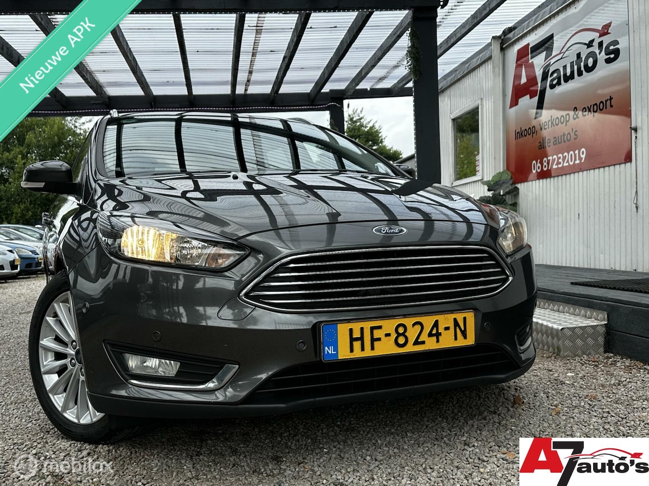 Ford Focus Wagon - 1.5 TDCI Nieuwe APK//Automaat//Airco - AutoWereld.nl