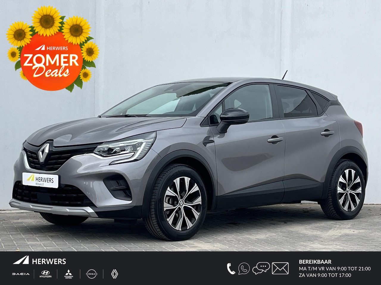 Renault Captur - 1.6 E-Tech full hybrid 145 evolution Automaat / Dealer onderhouden / Navigatie / Apple Car - AutoWereld.nl