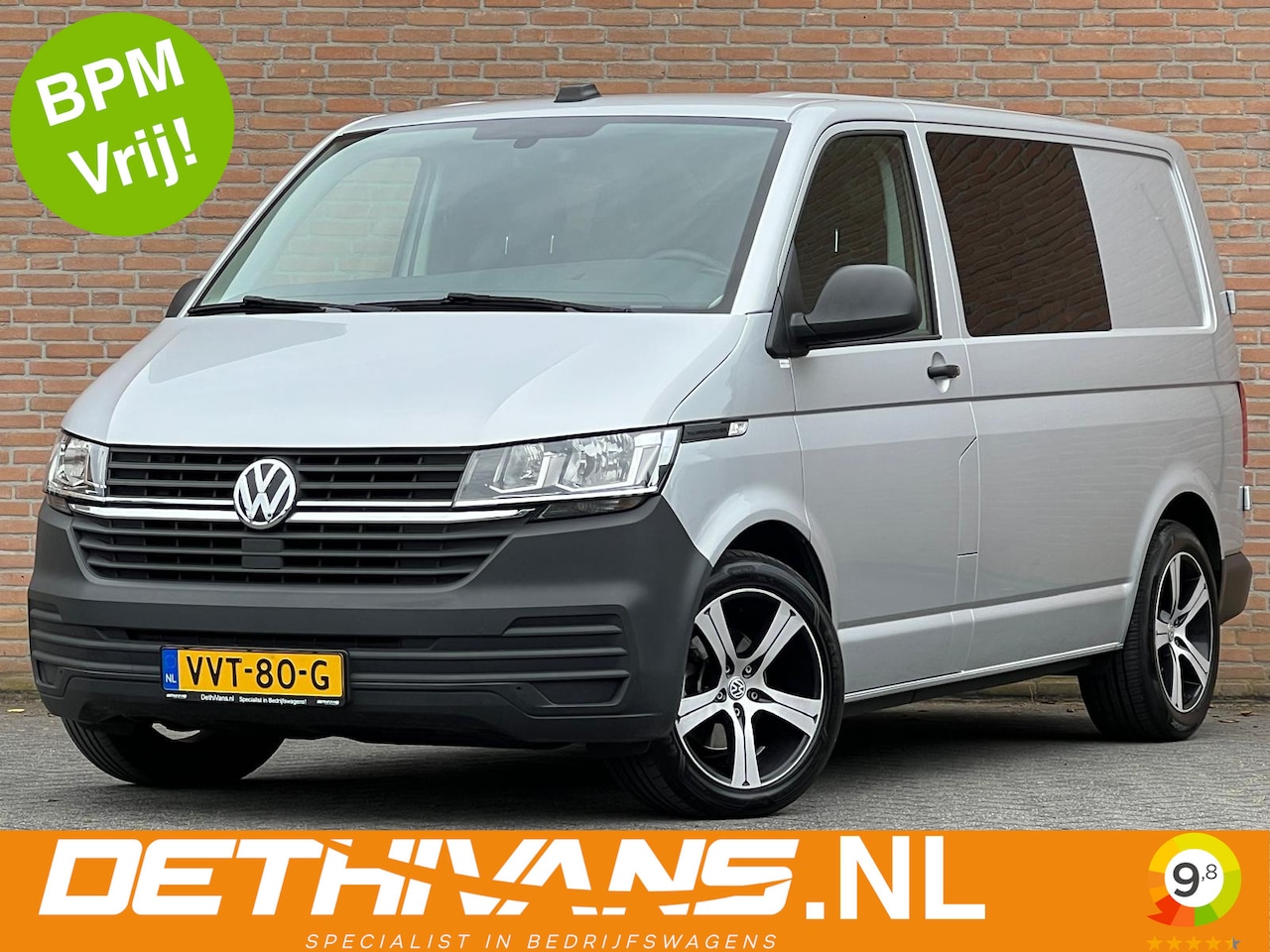 Volkswagen Transporter - 2.0TDI 140PK / Carplay / Cruisecontrol / Euro6 - AutoWereld.nl