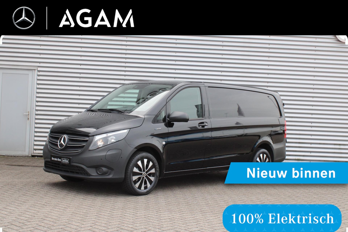 Mercedes-Benz eVito - eVito L2 Bestelwagen Carplay Leer Pdc 66 kWh 286km wltp - AutoWereld.nl