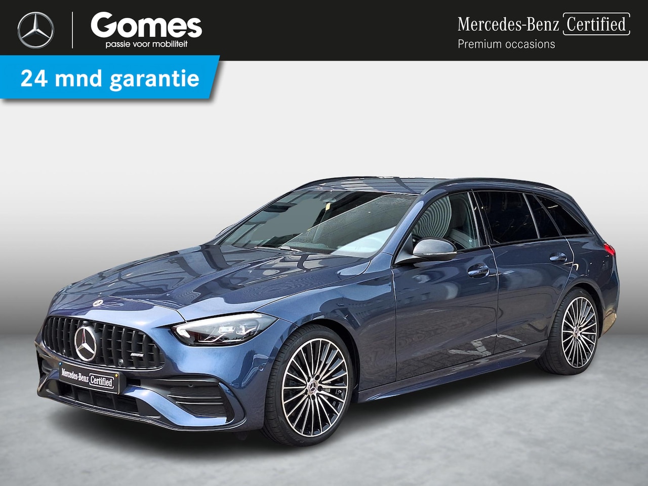 Mercedes-Benz C-klasse Estate - 180 Star Edition AMG | Night Pakket | Trekhaak | Elektrisch Verstelbare Stoelen + Memory | - AutoWereld.nl