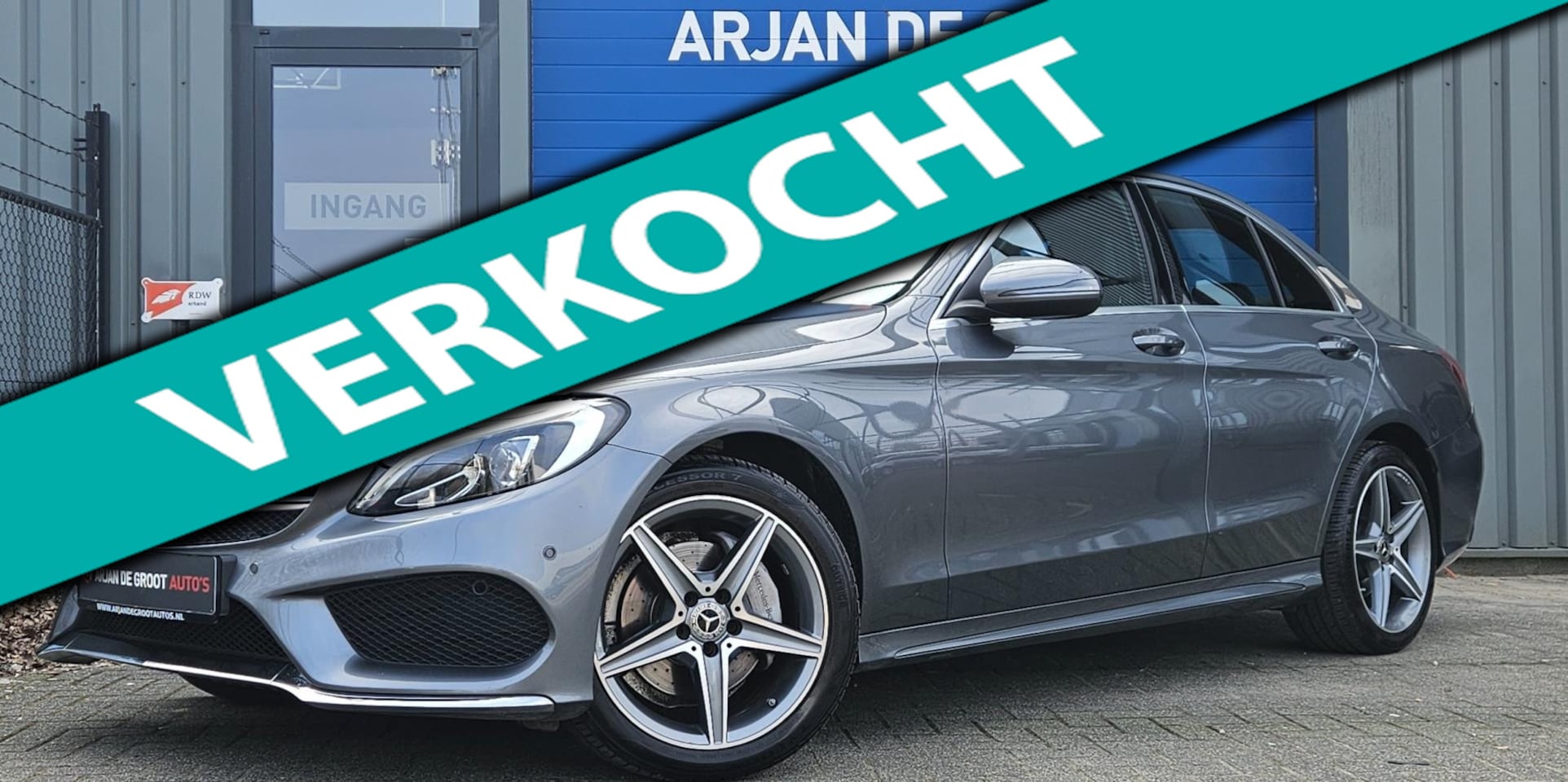 Mercedes-Benz C-klasse - 180 156PK AMG line Navi Cruise Ecc Trekhaak LED Leder - AutoWereld.nl