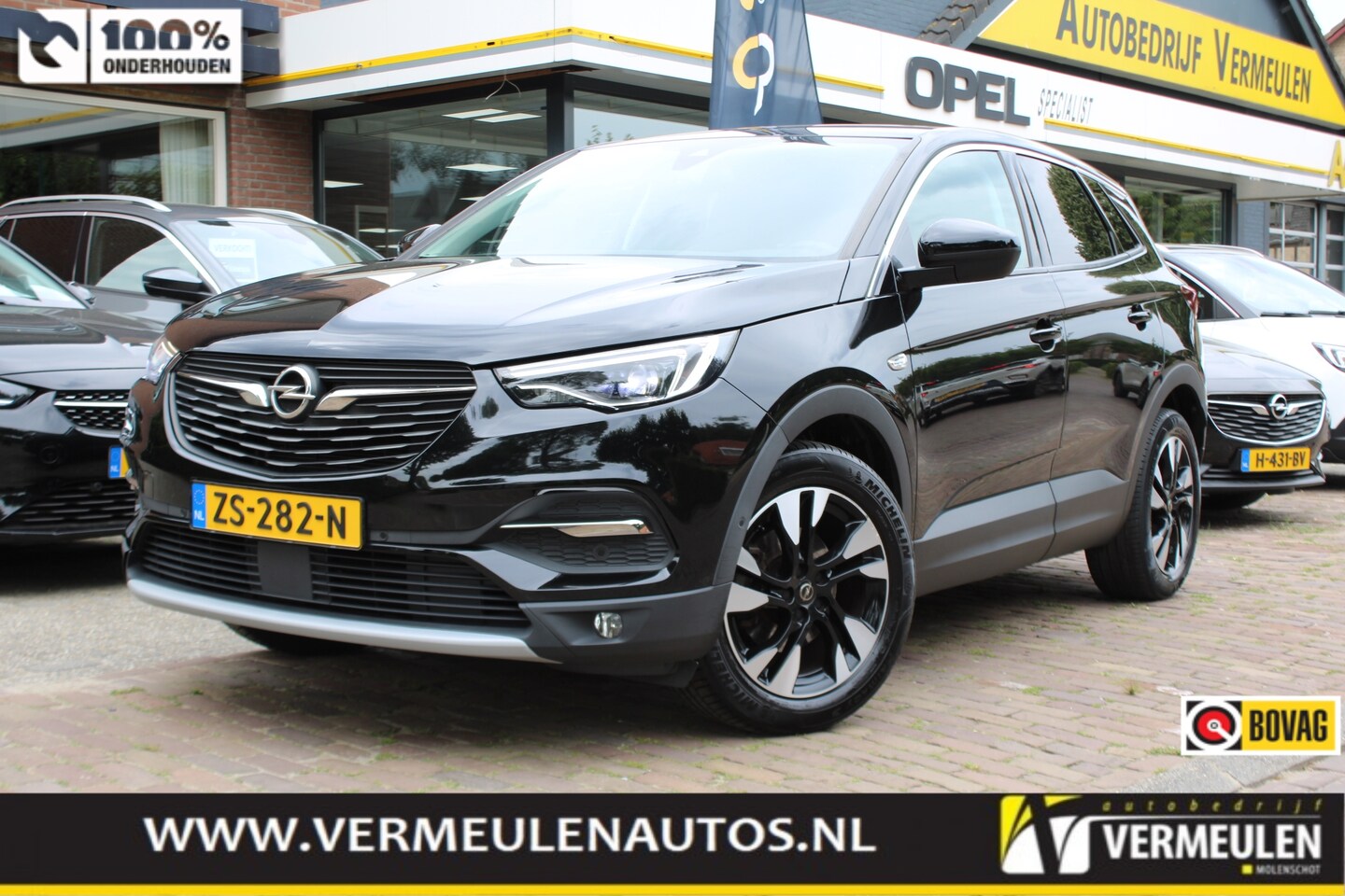 Opel Grandland X - 1.2 Turbo 130PK Business Executive Automaat + 18"/ Navi/ Clima/ Cruise/ Full-LED/ Trekhaak - AutoWereld.nl