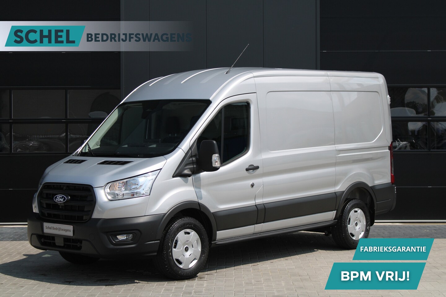 Ford Transit - 350 2.0 TDCI L2H2 Trend 130pk - Facelift - 2x Schuifdeur - Adaptive Cruise - Navigatie - B - AutoWereld.nl