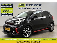 Kia Picanto - 1.0 MPi GT-Line Airco Cruise Camera Carplay Navigatie LED Leder 15"LMV