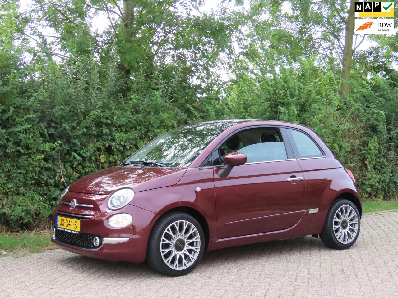 Fiat 500 - 0.9 TwinAir Turbo Lounge *Navi *Pano - AutoWereld.nl