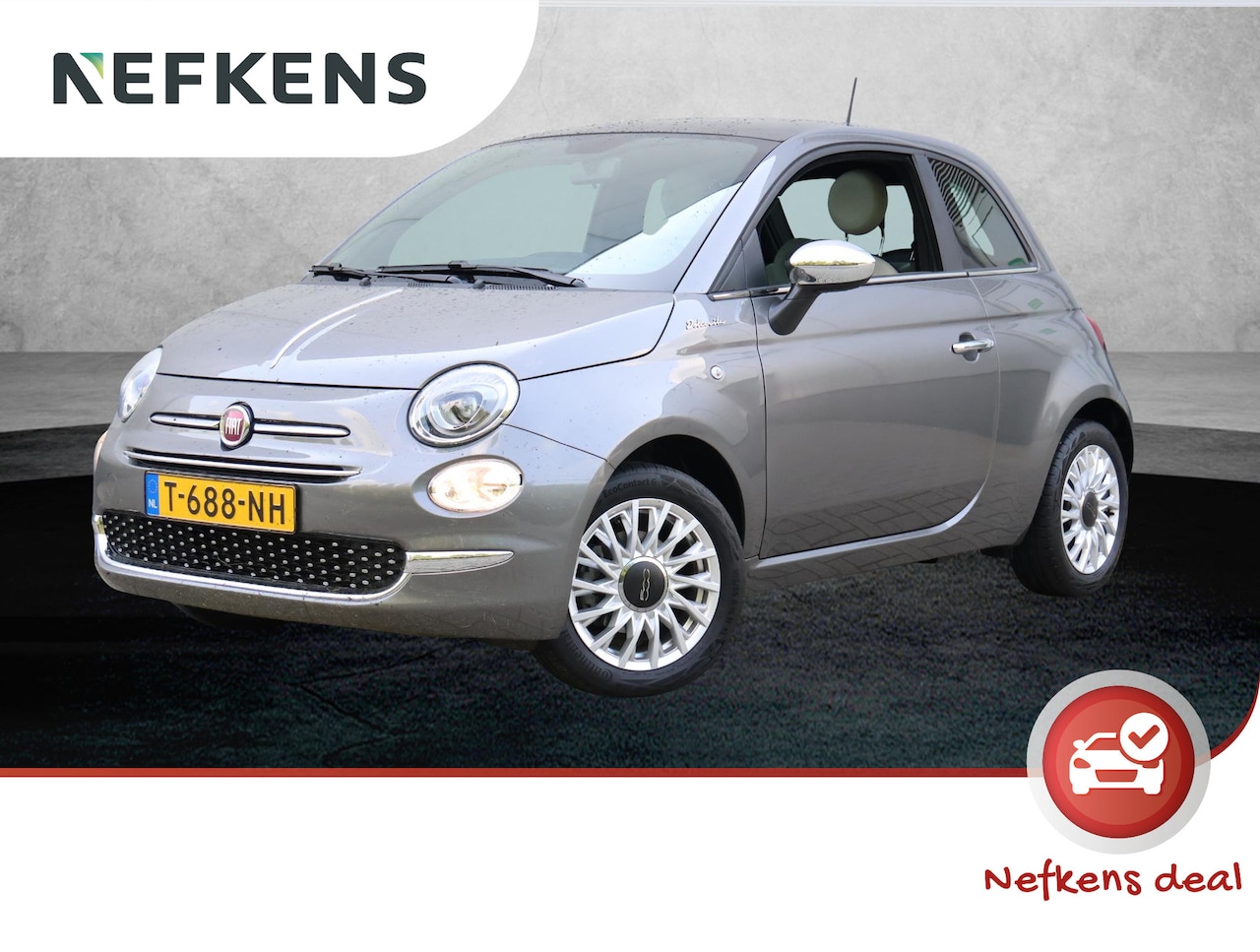 Fiat 500 - 1.0 Hybrid Dolcevita | 1ste eigenaar | Climate | Glazen dak | Parkeersensoren  | Navigatie - AutoWereld.nl