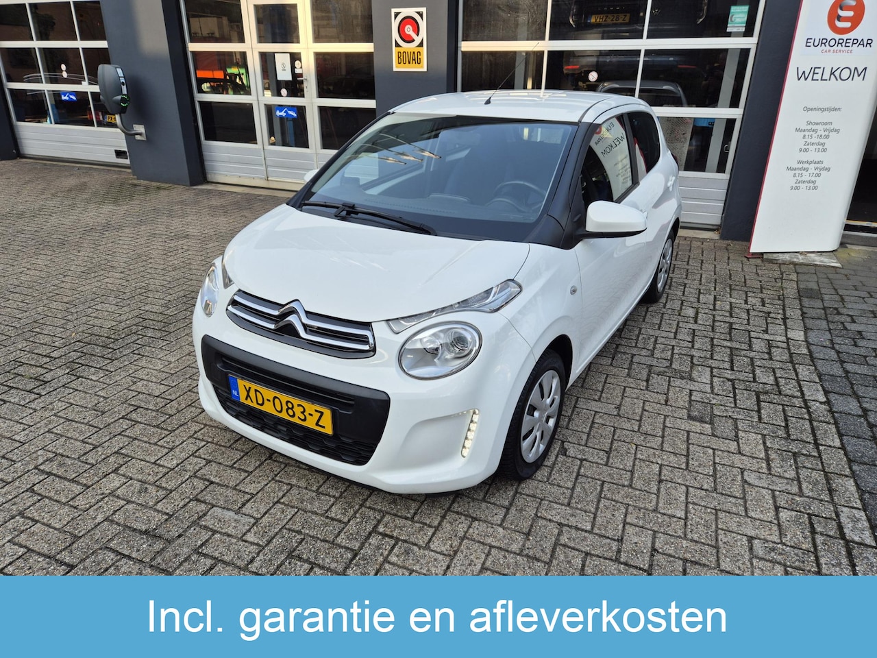 Citroën C1 - 1.0 VTi Feel Airco/Bleutooth/Pack Comfort/Blauwe bekleding/Dashboard Eurorepar - AutoWereld.nl