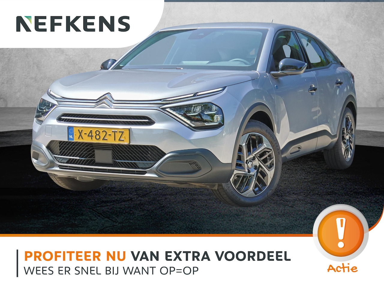 Citroën Ë-C4 - You 50 kWh 3-fase 136PK | NIEUW! | Cruise Control | Climate Control | Navigatie via telefo - AutoWereld.nl