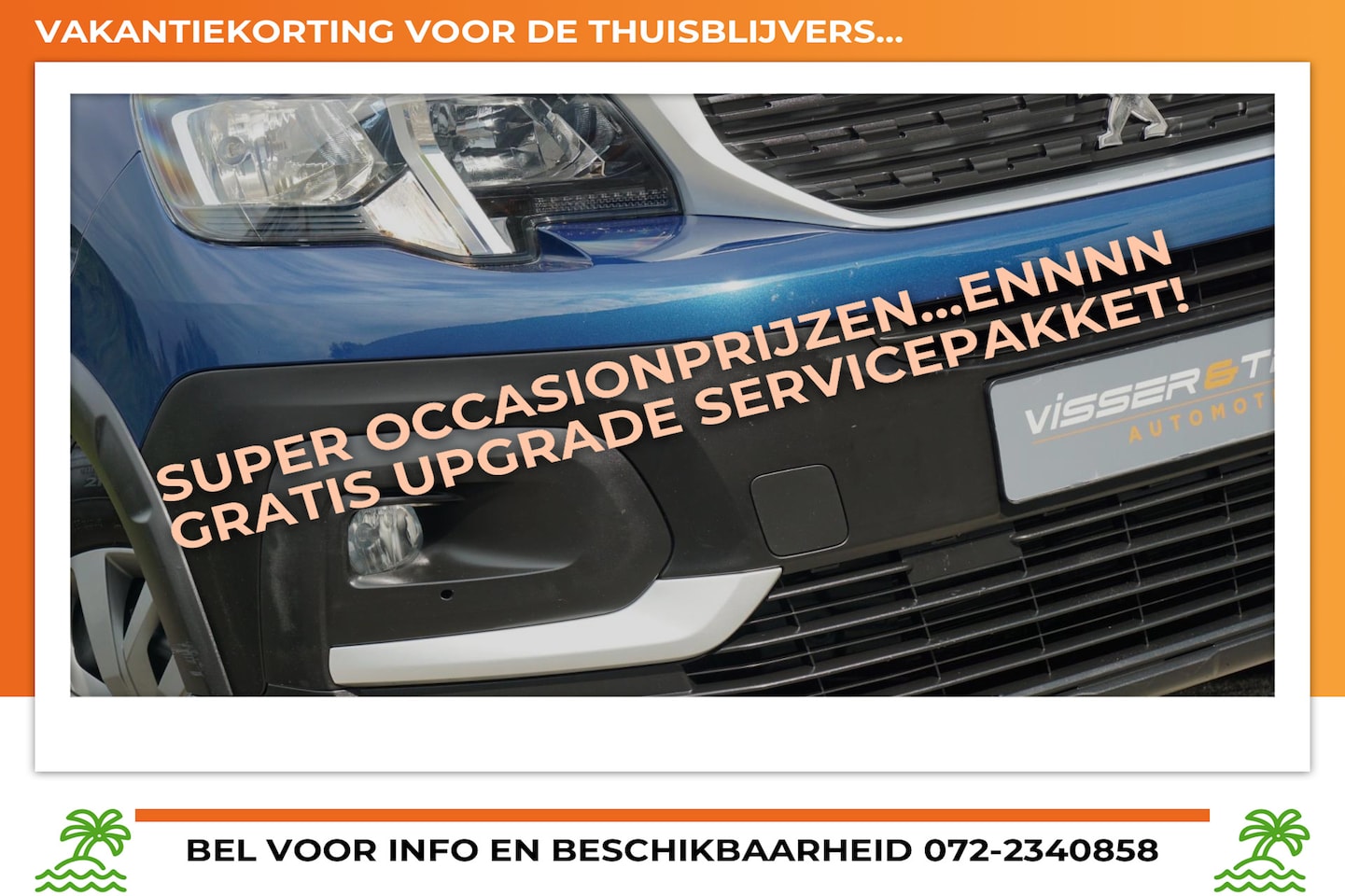 Peugeot Rifter - 1.2 Puretech 110pk Allure - Blue Nuit - Nav/Carplay/Cruise/Clima - AutoWereld.nl