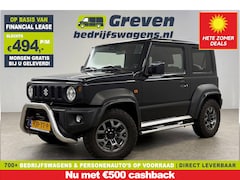 Suzuki Jimny - 1.5 Allgrip 4x4 Airco Bullbar Lier Trekhaak Camera Cruise Navi LED Sidebars 4 Persoons 15"