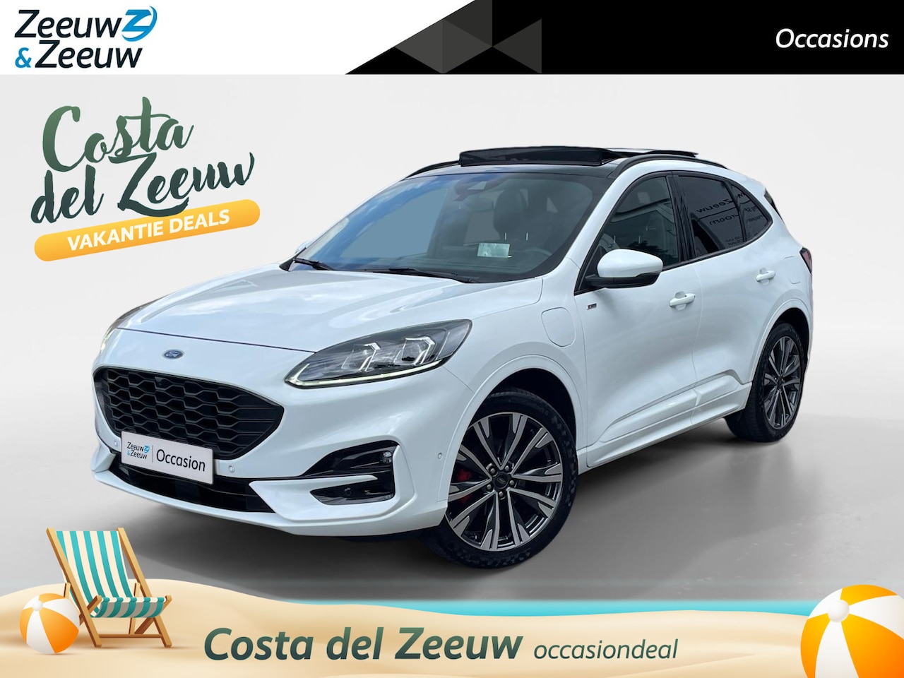 Ford Kuga - 2.5 PHEV ST-Line X 225PK | Panoramadak | Adaptieve Cruise Control | Winter Pack | HeadUp D - AutoWereld.nl