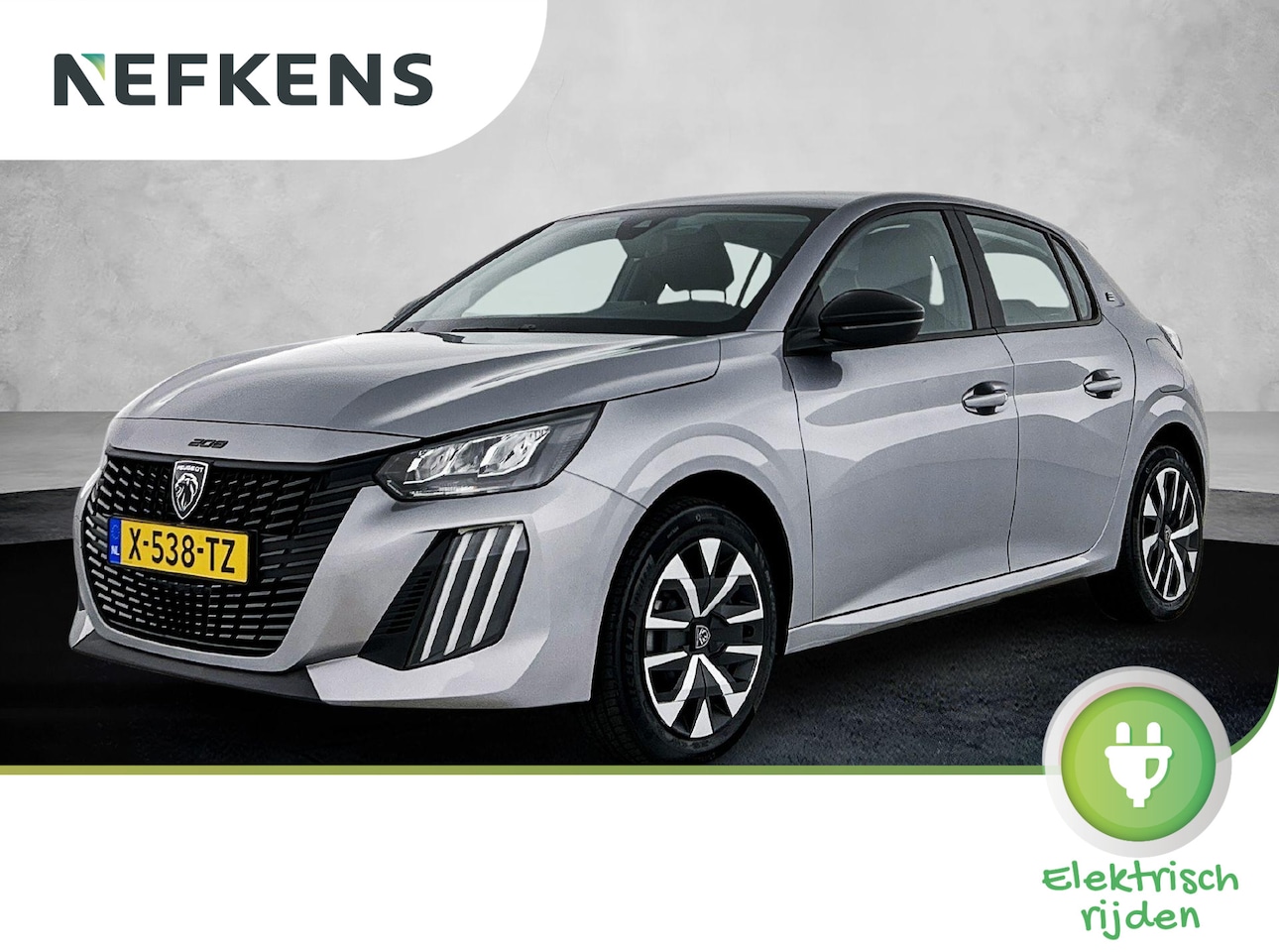 Peugeot e-208 - EV Active 51 kWh 156 pk | Navigatie | Parkeersensoren Achter | Voorstoelen Verwarmd | LED - AutoWereld.nl