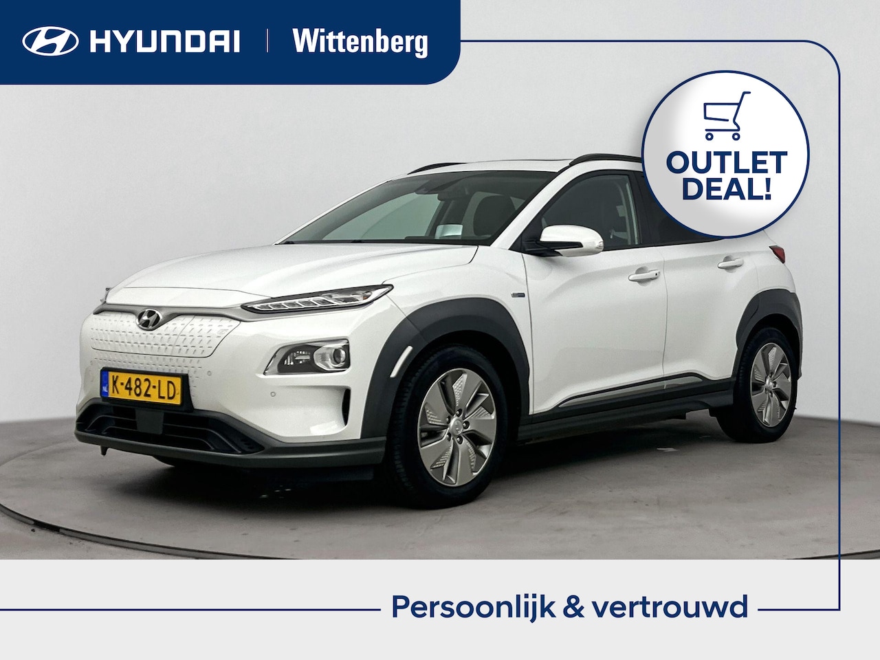 Hyundai Kona Electric - EV LIMITED 64 kWh | SOH 93%! | OPEN DAK | LEDER | CAMERA | CLIMA | CRUISE | APPLE CAR PLAY - AutoWereld.nl