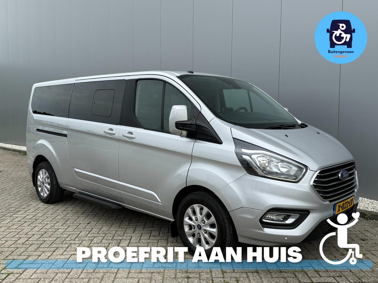 Ford Transit Custom - Rolstoelbus Bodemverlaging UNIEK MODEL (Airco) - AutoWereld.nl