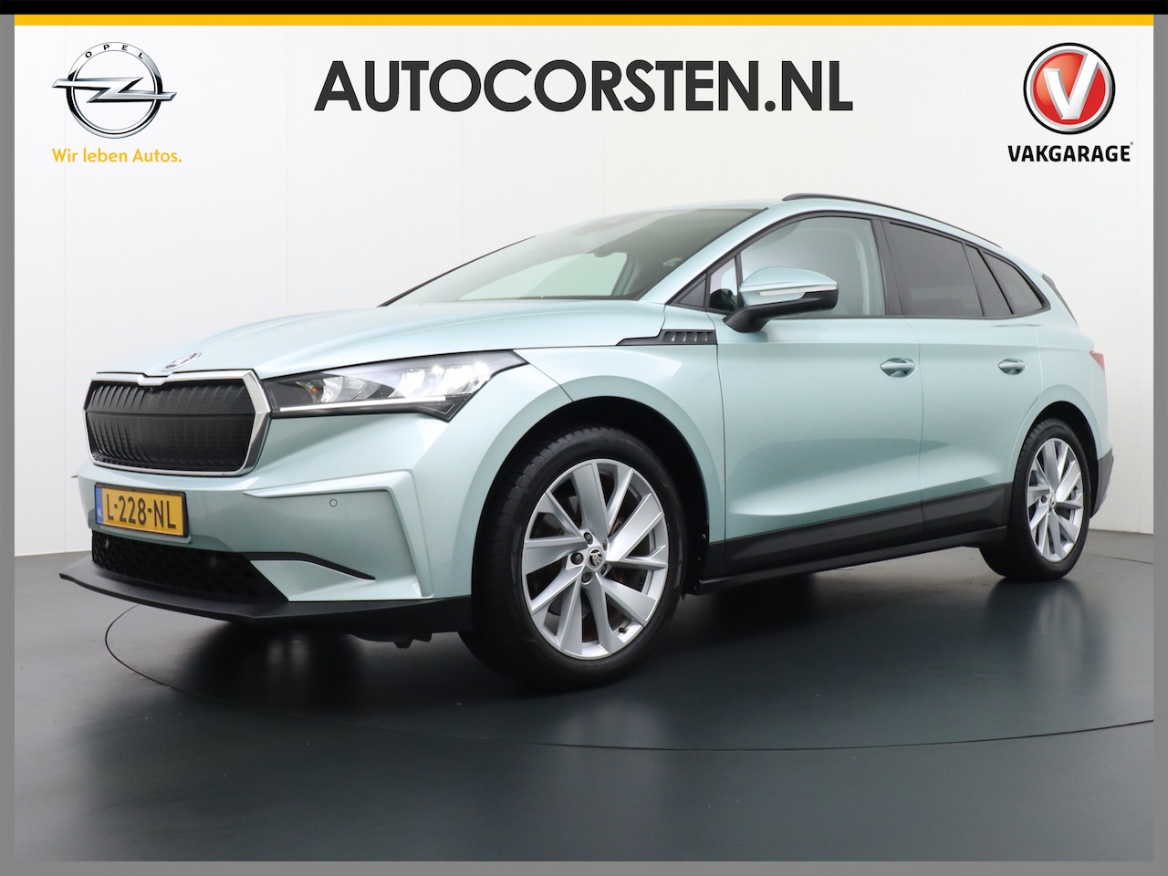 Skoda Enyaq iV - 60 180PK Memory Warmetpomp Stoel+Stuurverwarming Apple Carplay/Androd Auto Navi Ecc Adap.C - AutoWereld.nl