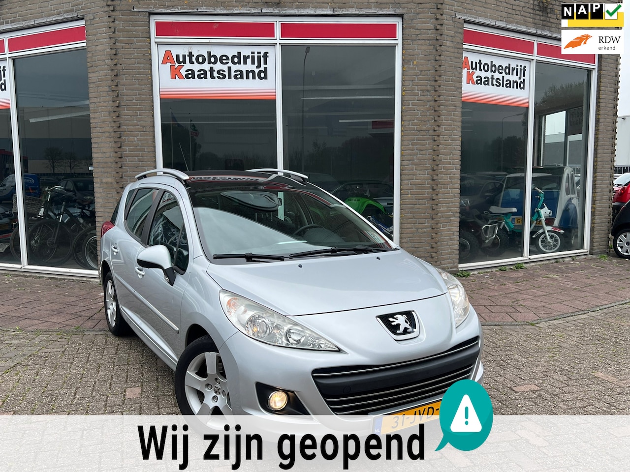 Peugeot 207 SW - 1.6 VTi Première - Pano - Nieuwe APK - Zeer nette auto - 2009 - AutoWereld.nl