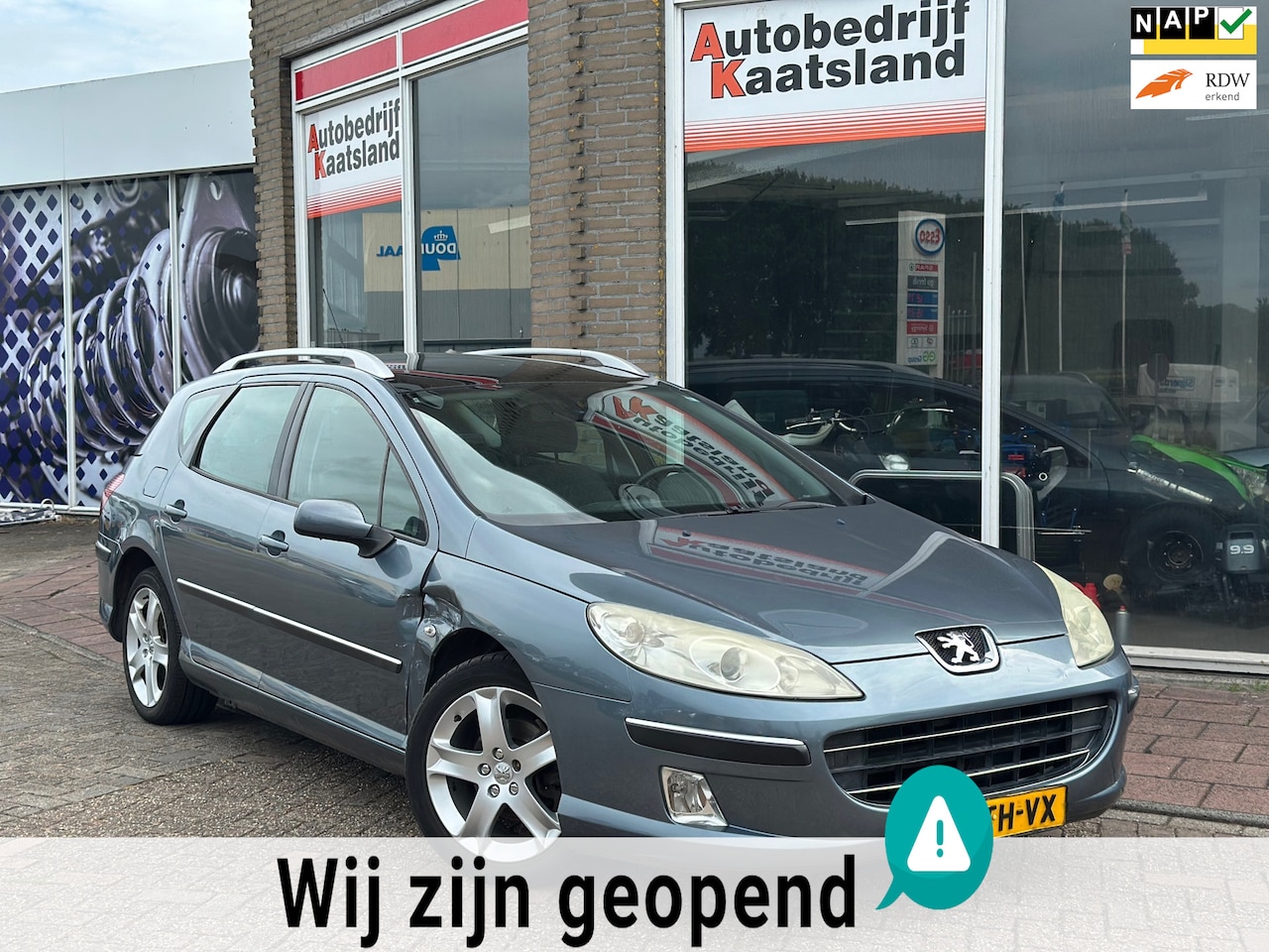 Peugeot 407 SW - 2.0-16V XR Pack - Pano - Cruise - - AutoWereld.nl