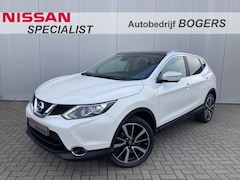 Nissan Qashqai - 1.2 DIG-T Tekna Glass Roof 19" l.m. velgen, lederen bekleding, LED-verlichting, Trekhaak