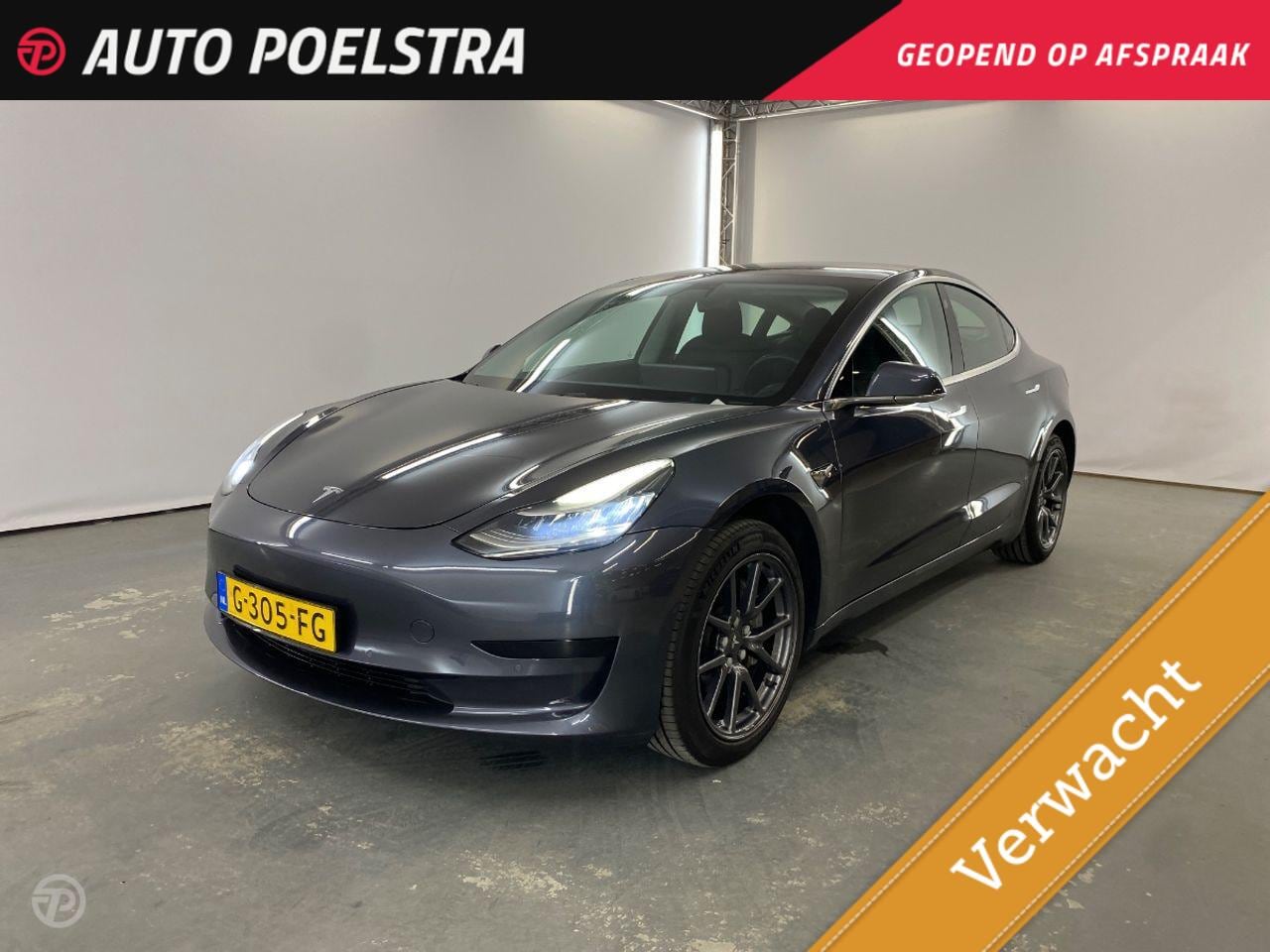Tesla Model 3 - Standard RWD Plus 60 kWh Panoramadak Zwart Leder 18" incl. BTW - AutoWereld.nl