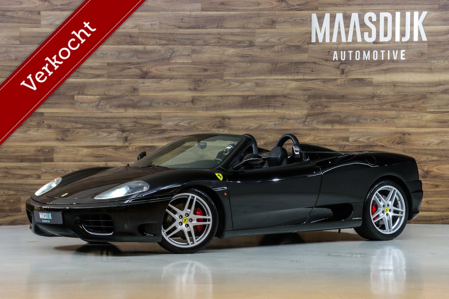 Ferrari 360 - 3.6 V8 Modena Spider|Sportuitlaat|Nero|Dealer|Accecoires | - AutoWereld.nl