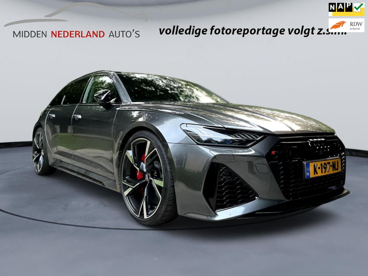 Audi A6 Avant - RS 6 TFSI quattro * DEALER ONDERHOUDEN * KERAMISCHE REMMEN * - AutoWereld.nl