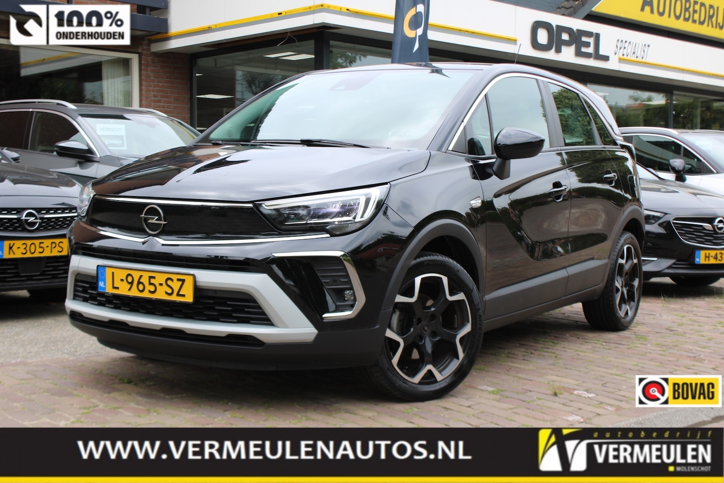 Opel Crossland - 1.2T 110PK Elegance + 17"/ Navi/ Clima/ Camera/ Winterpakket/ LED/ NL auto - AutoWereld.nl