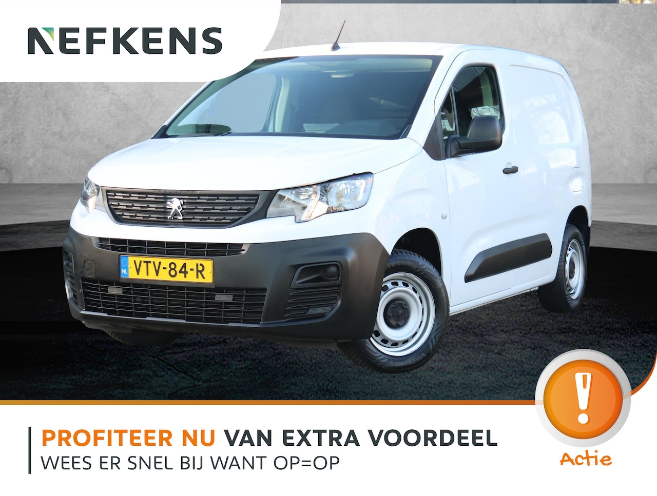 Peugeot Partner - 1.5 BlueHDi 100PK S&S L1 | Airco | Parkeersensoren Achter | AppleCarPlay/AndroidAuto | Cru - AutoWereld.nl
