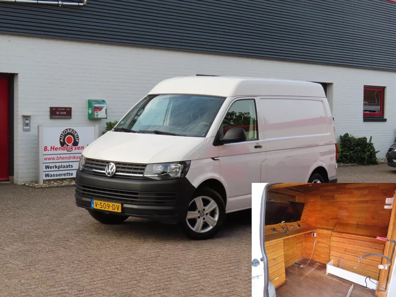 Volkswagen Transporter - 2.0 TDI L1H2 Comfortline/ Compleet ingebouwd kantoor, zie foto's/ Omvormer/ Cruise control - AutoWereld.nl