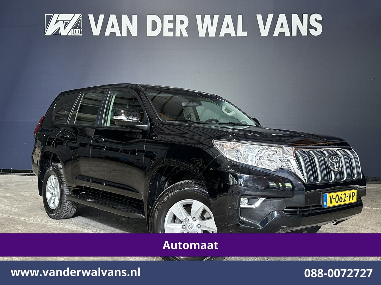 Toyota Land Cruiser - 2.8 D-4D-F 177pk Automaat 3000kg Trekhaak Euro6 Airco | Camera | Navigatie | LM velgen Cru - AutoWereld.nl
