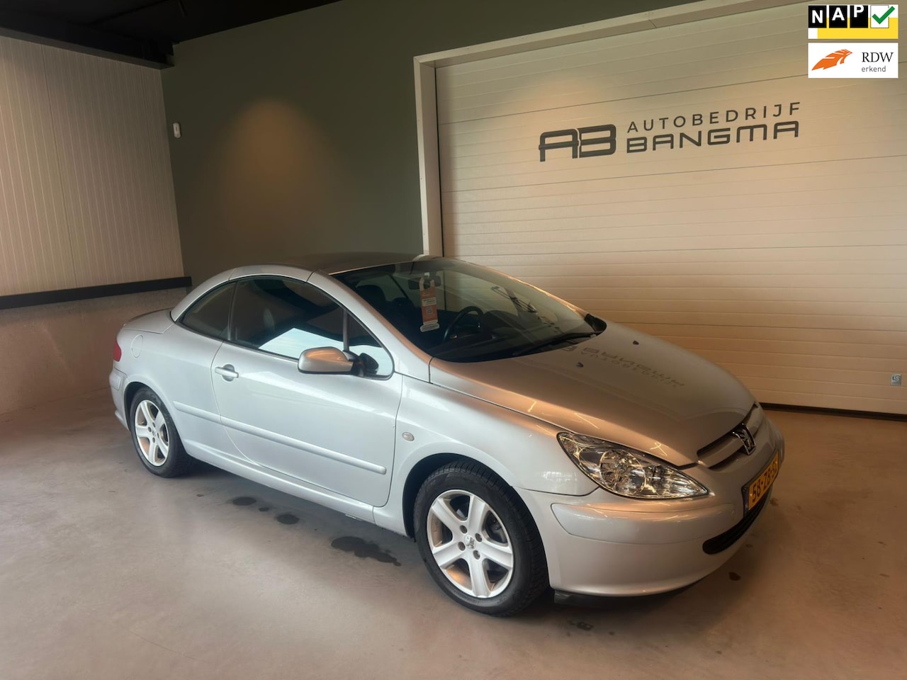 Peugeot 307 CC - 1.6-16v/CLIMA AIRCO/LM-VELGEN/LEDEREN BEKLEDING/STOELVERWARMING/nweAPK+O.H.BEURT+nwe DISTR - AutoWereld.nl