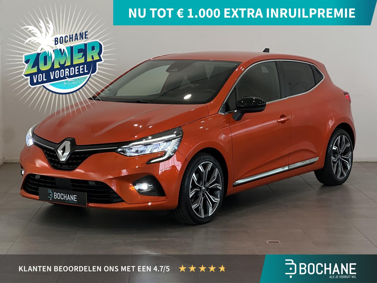 Renault Clio - 1.0 TCe 100 Intens | Navigatie 9,3" | Climate Control | Cruise Control | Lichtmetalen velg - AutoWereld.nl