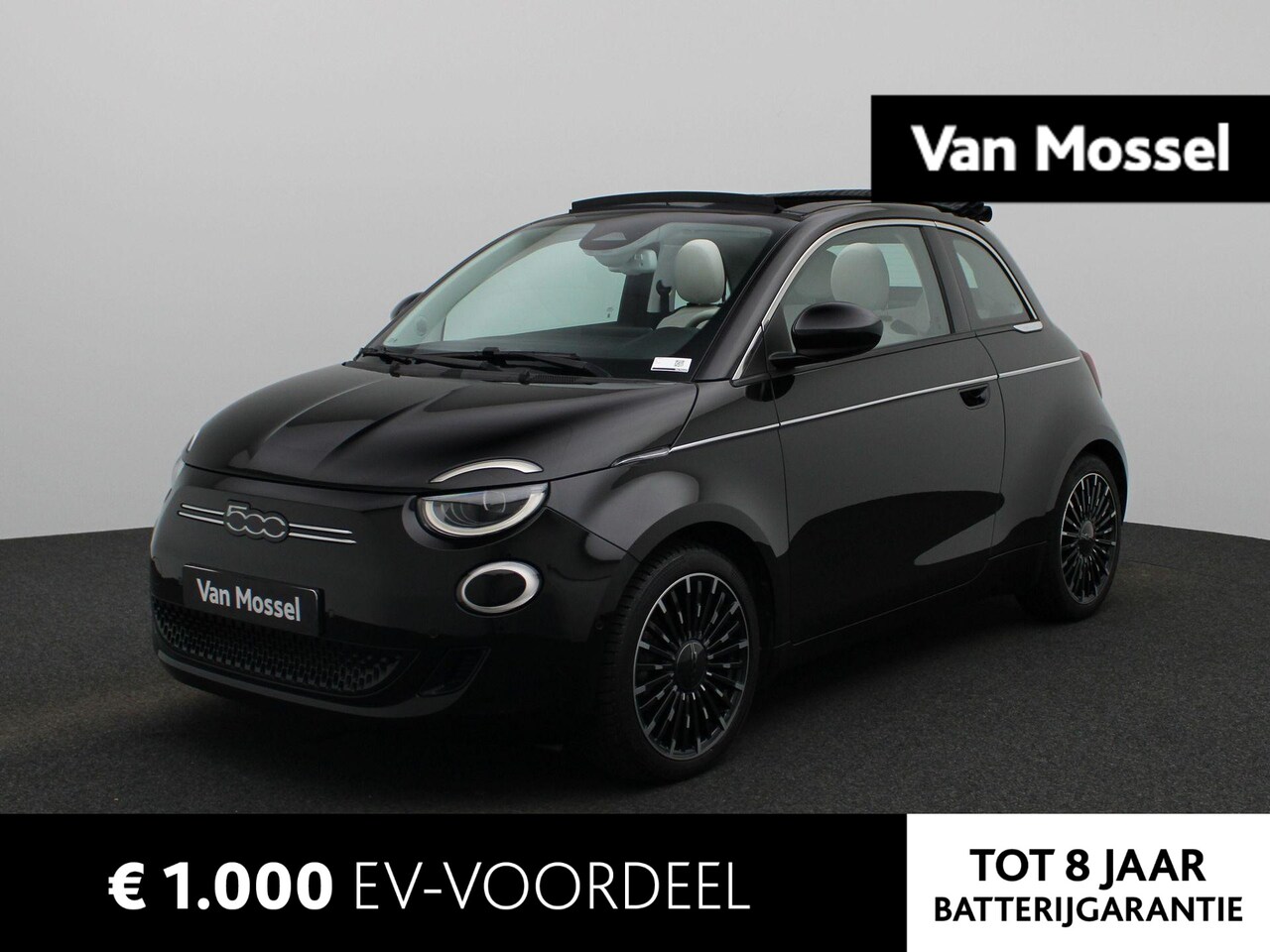Fiat 500 C - 500e La Prima 42 kWh 120Pk | Navigatie | Apple & Android Carplay | Climate Control | Stoel - AutoWereld.nl