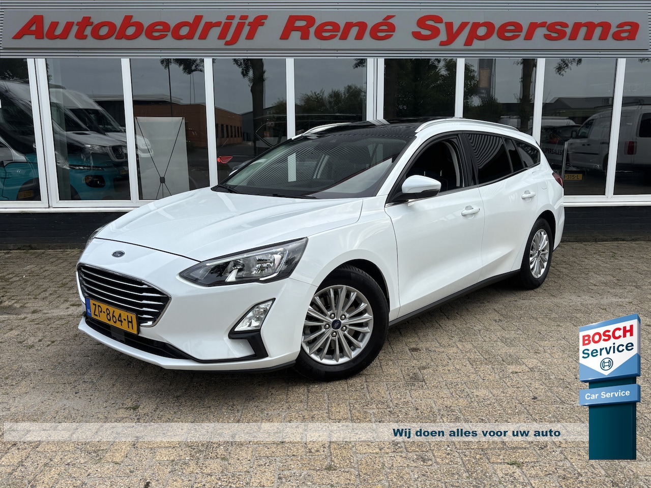 Ford Focus Wagon - 1.0 EcoBoost Titanium Panodak | Stoel |Stuur Verwarming | Topstaat! - AutoWereld.nl