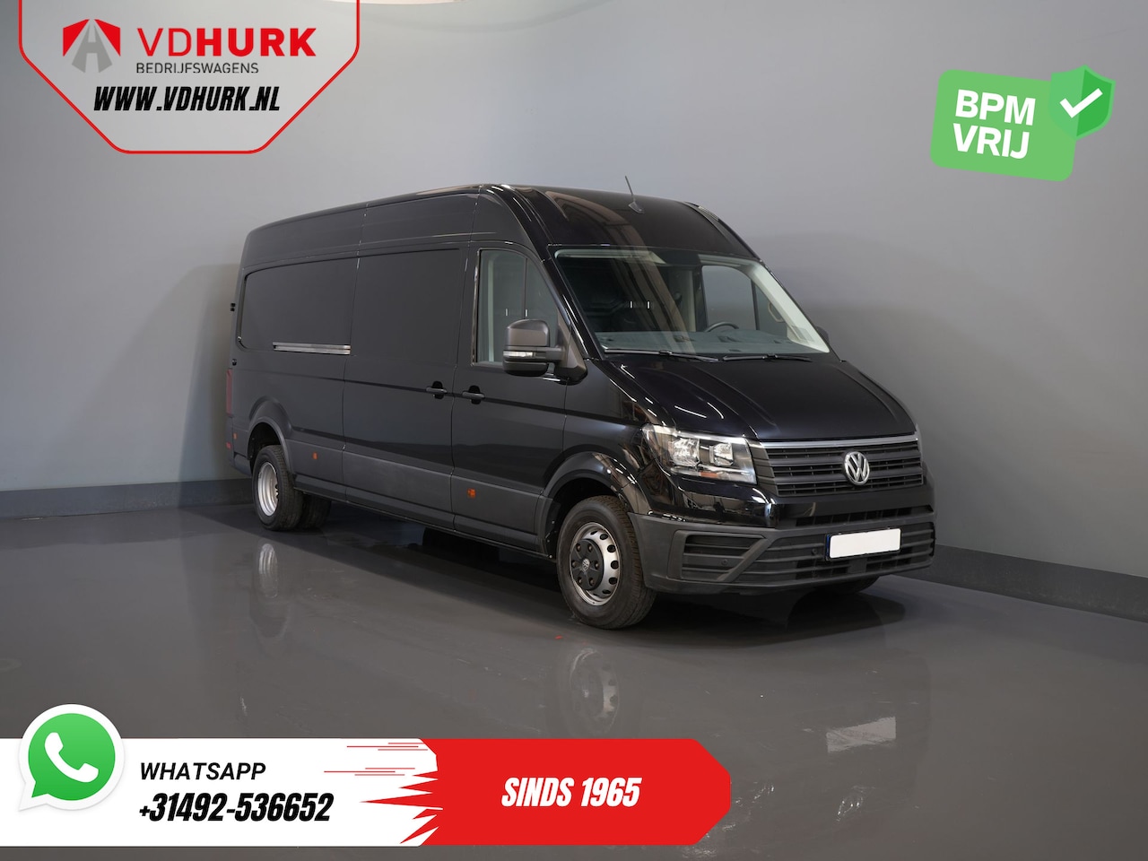Volkswagen Crafter - 50 2.0 TDI 180 pk Aut. DSG BPM VRIJ! Dubbel Lucht/ 270Gr.Deuren/ Gev.Stoel/ Carplay/ Navi/ - AutoWereld.nl