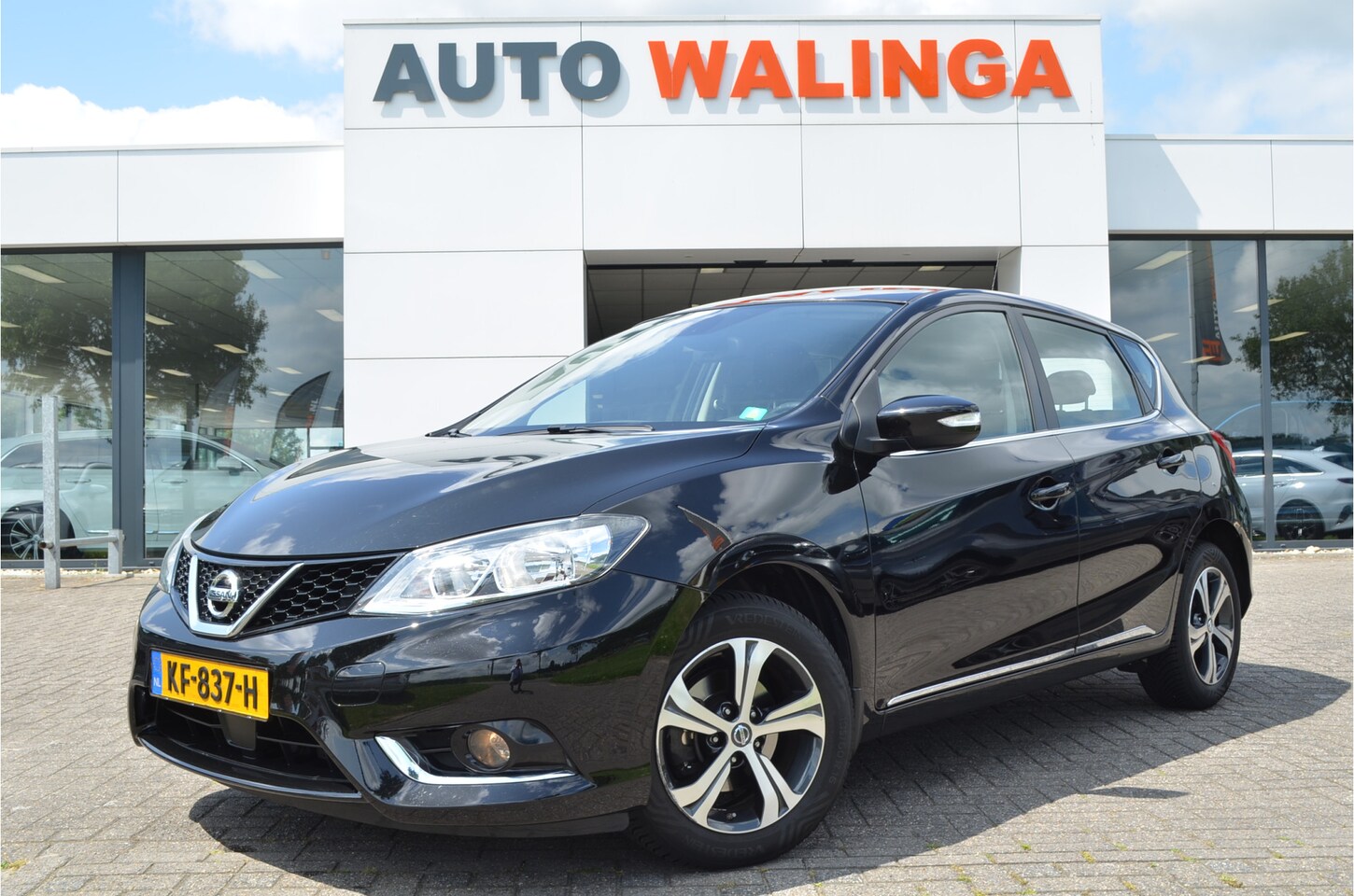 Nissan Pulsar - 1.2 DIG-T Acenta Keyless | a.Camera | Navi | DAB | Climate | Matallic zwart | LMV | NL aut - AutoWereld.nl