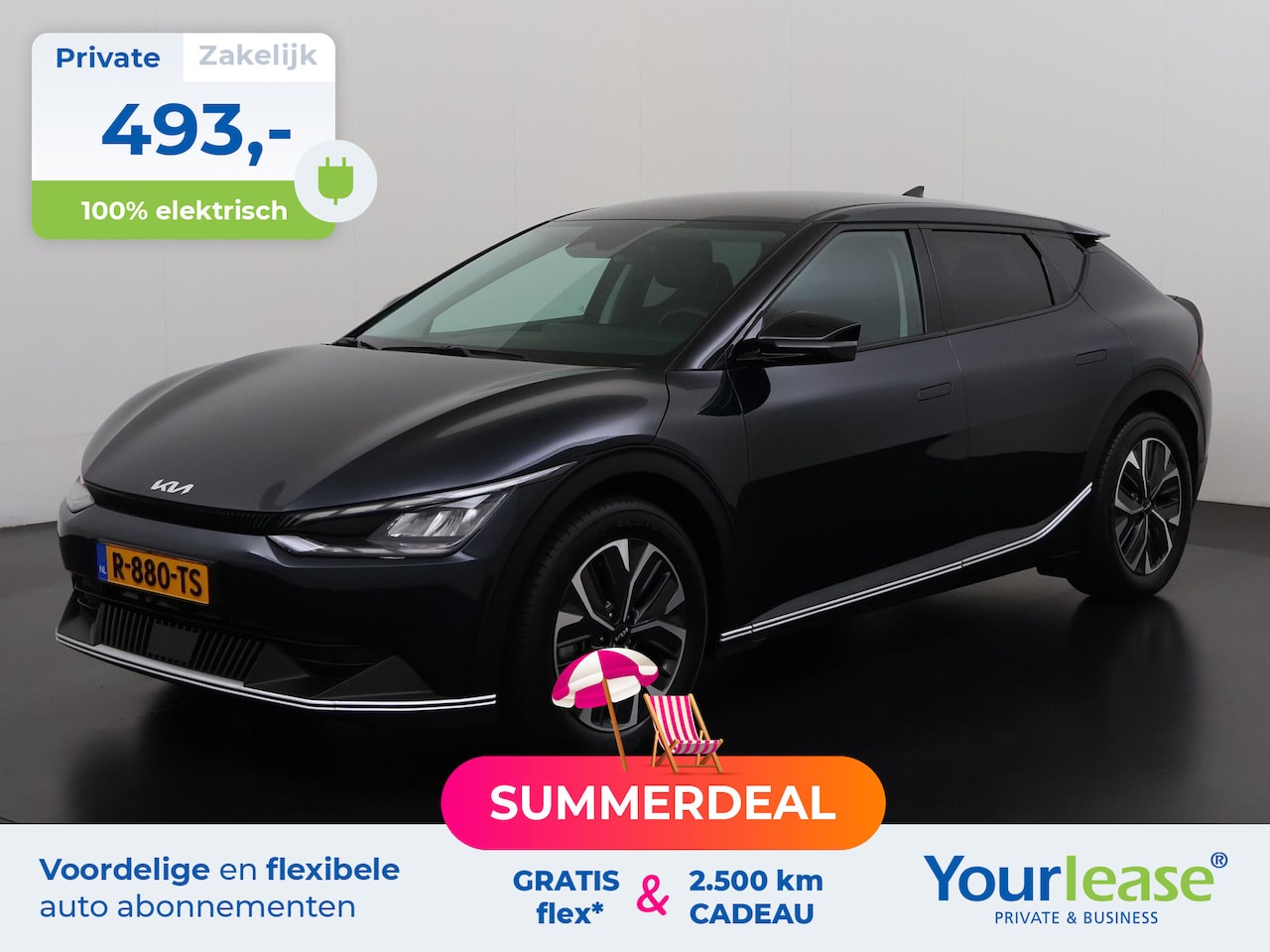 Kia EV6 - Air 58 kWh | All-in 493,- Private Lease | Zondag Open! - AutoWereld.nl