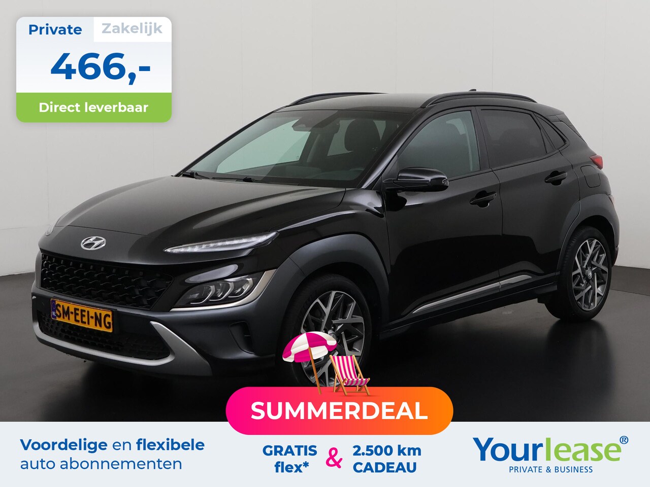 Hyundai Kona - 1.6 GDI HEV Fashion | All-in 466,- Private Lease | Zondag Open! - AutoWereld.nl