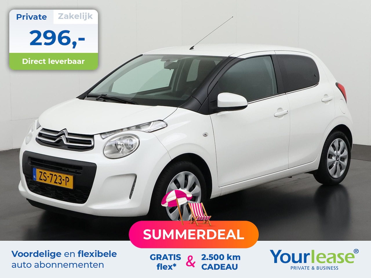 Citroën C1 - 1.0 VTi Feel Automaat | All-in 296,- Private Lease | Zondag Open! - AutoWereld.nl
