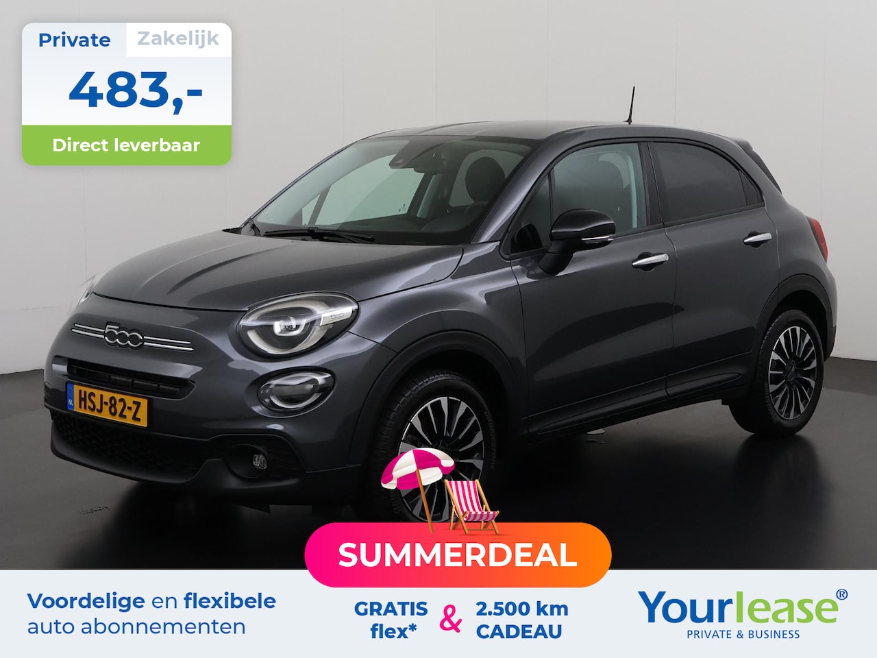 Fiat 500 X Cross - 1.5 Hybrid Sport | All-in 483,- Private Lease | Zondag Open! - AutoWereld.nl