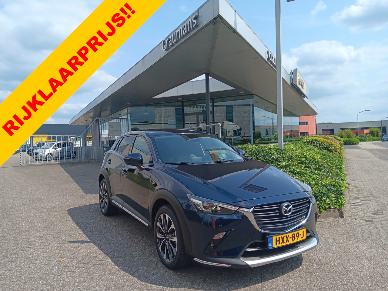 Mazda CX-3 - 2.0 SkyActiv-G 120 GT-M Line AUTOMAAT, Navi, Clima, Head-up, 18" etc. incl. 12 MND BOVAGGA - AutoWereld.nl