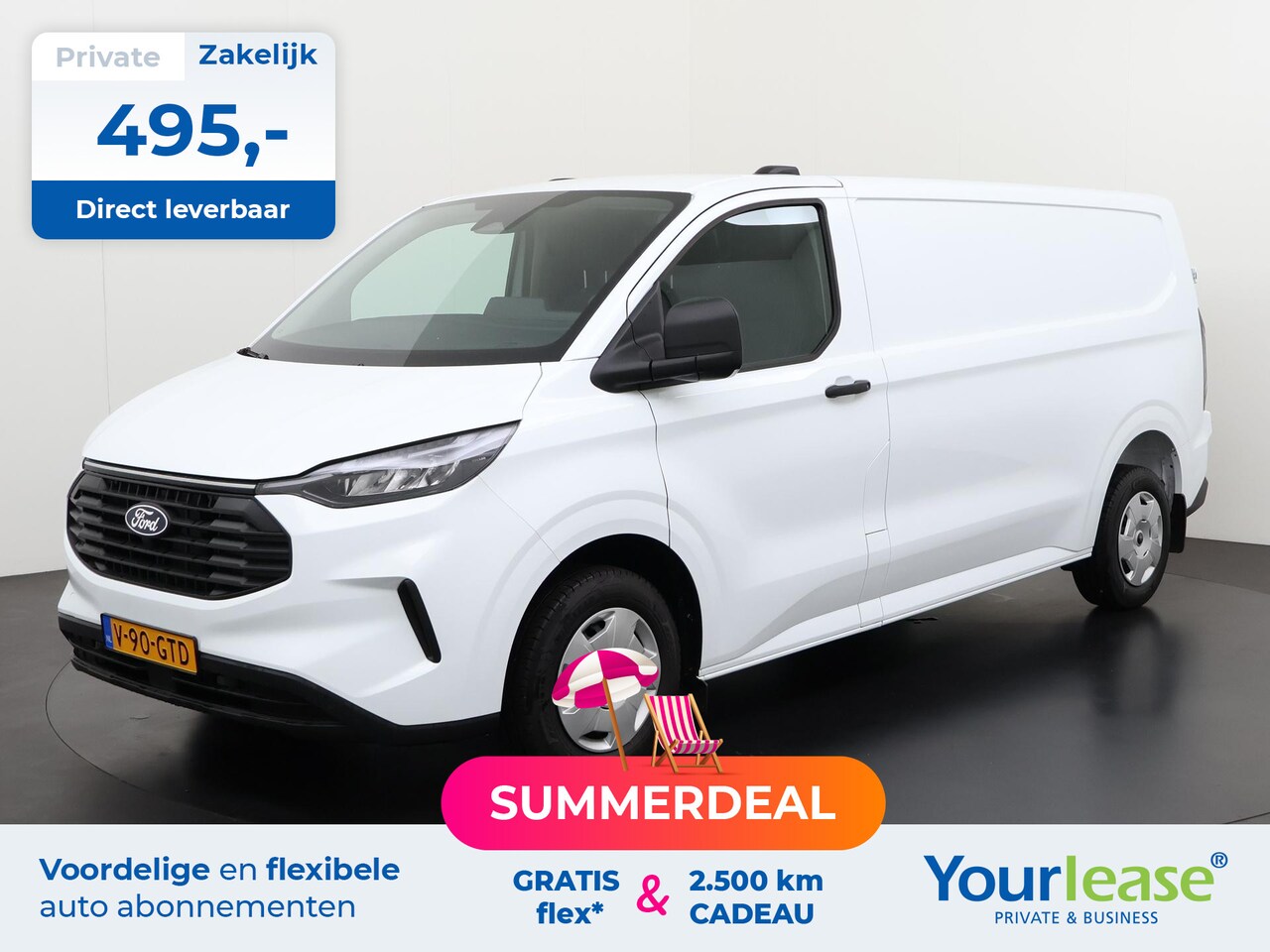 Ford Transit Custom - 300 2.0 TDCI L2H1 Trend Automaat | 495,- Full Operational Lease |Zondag Open! - AutoWereld.nl