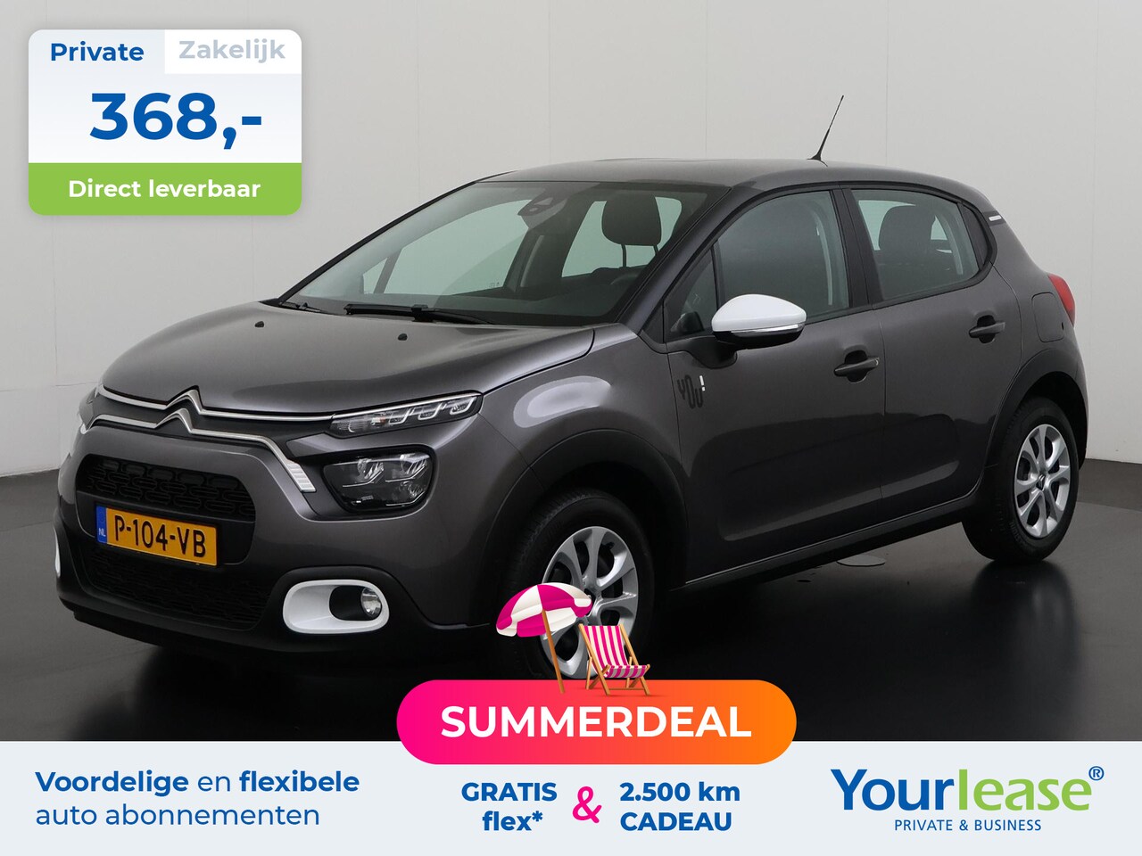 Citroën C3 - 1.2 PureTech You | All-in 368,- Private Lease | Zondag Open! - AutoWereld.nl