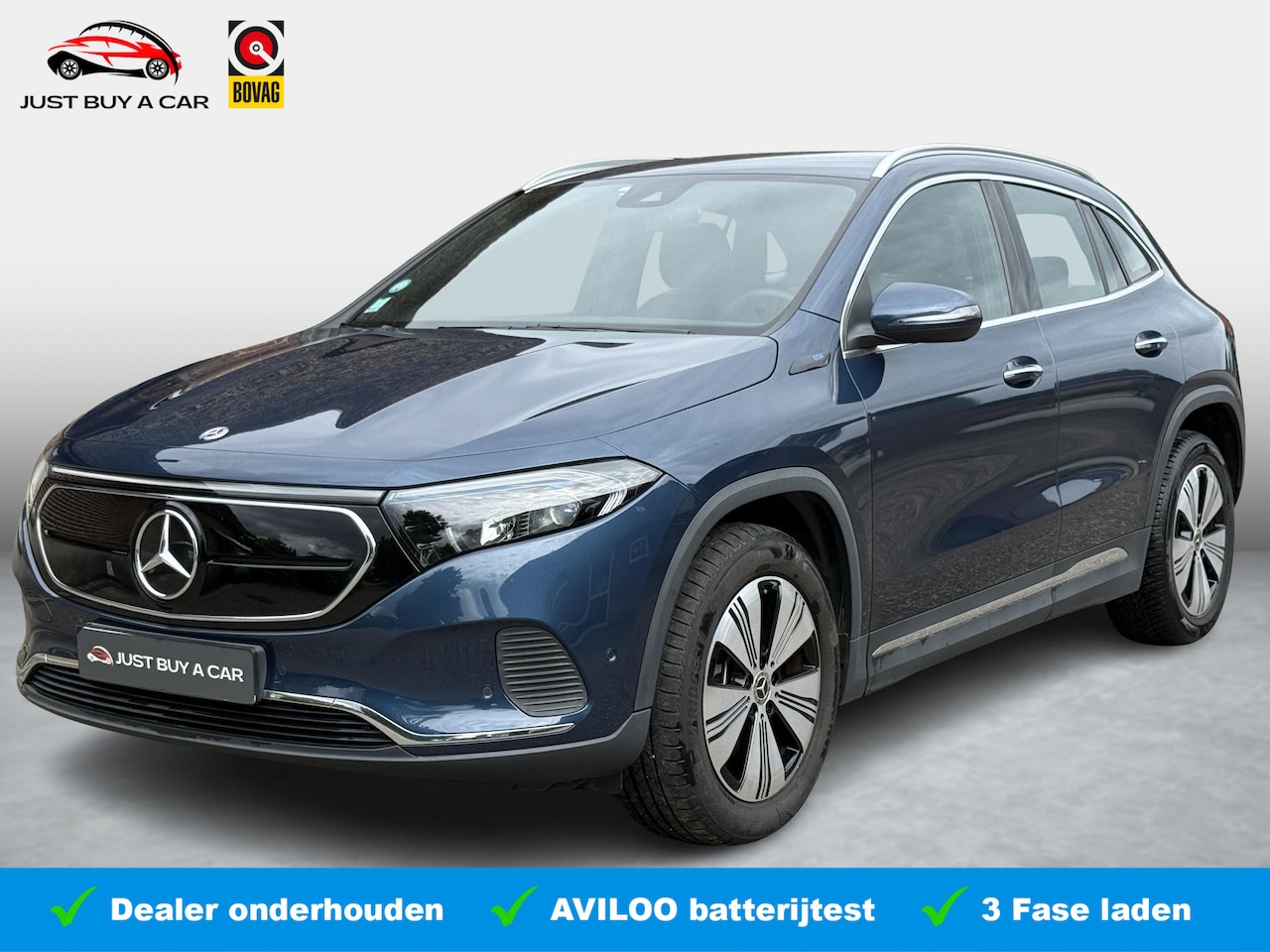 Mercedes-Benz EQA - 250 Luxury Line 67 kWh 96,2% SoH / Trekhaak / Camera / Stoelverwarming / 3 Fase / Electris - AutoWereld.nl