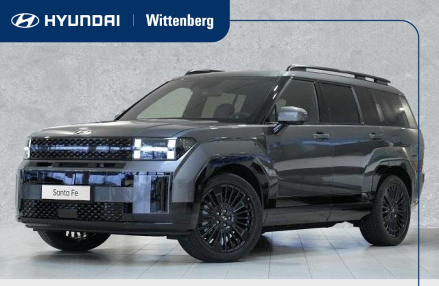 Hyundai Santa Fe - 1.6 T-GDI PHEV Black Line 4WD 7p. | Nieuw, snel leverbaar | € 1.500,- VOORDEEL! - AutoWereld.nl