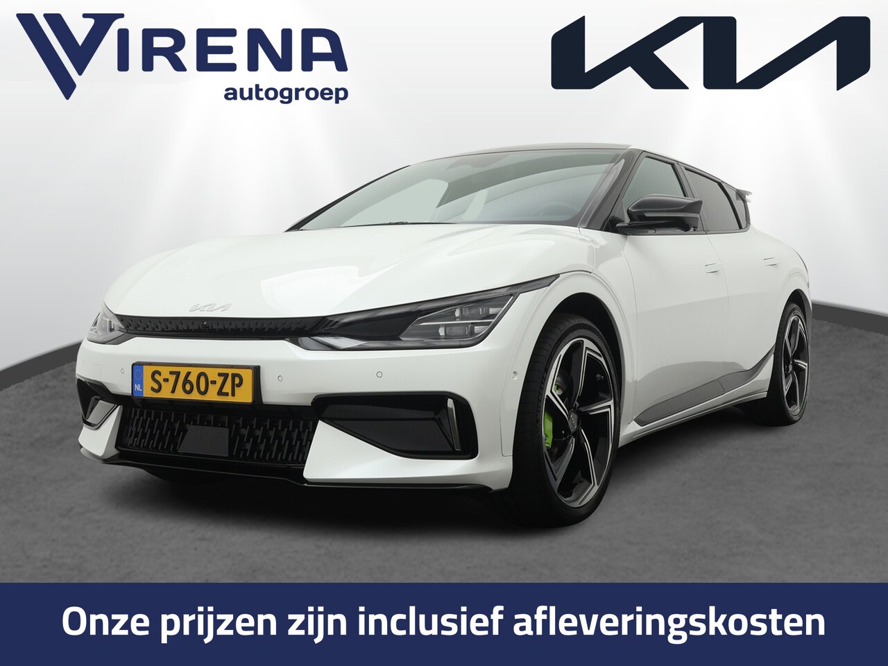 Kia EV6 - GT AWD 77.4 kWh - 585PK - Kuipstoelen - Panoramadak - Meridian Audio - Apple CarPlay/Andro - AutoWereld.nl