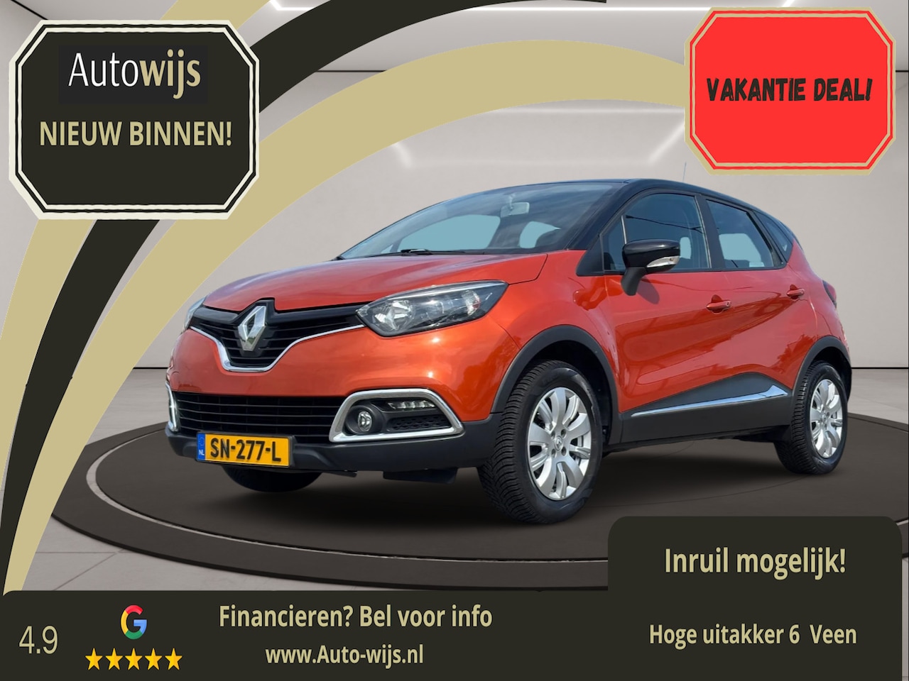Renault Captur - 0.9 TCe Limited|Trekhaak|Navi|Cruise - AutoWereld.nl