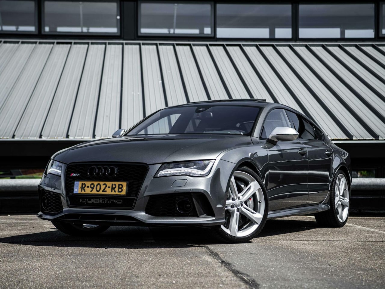 Audi RS7 - Audi RS7 RS 7 4.0 V8 TFSI 560PK Dynamic Plus 305 km/u Keramisch B&O Schuifdak HUD Camera A - AutoWereld.nl